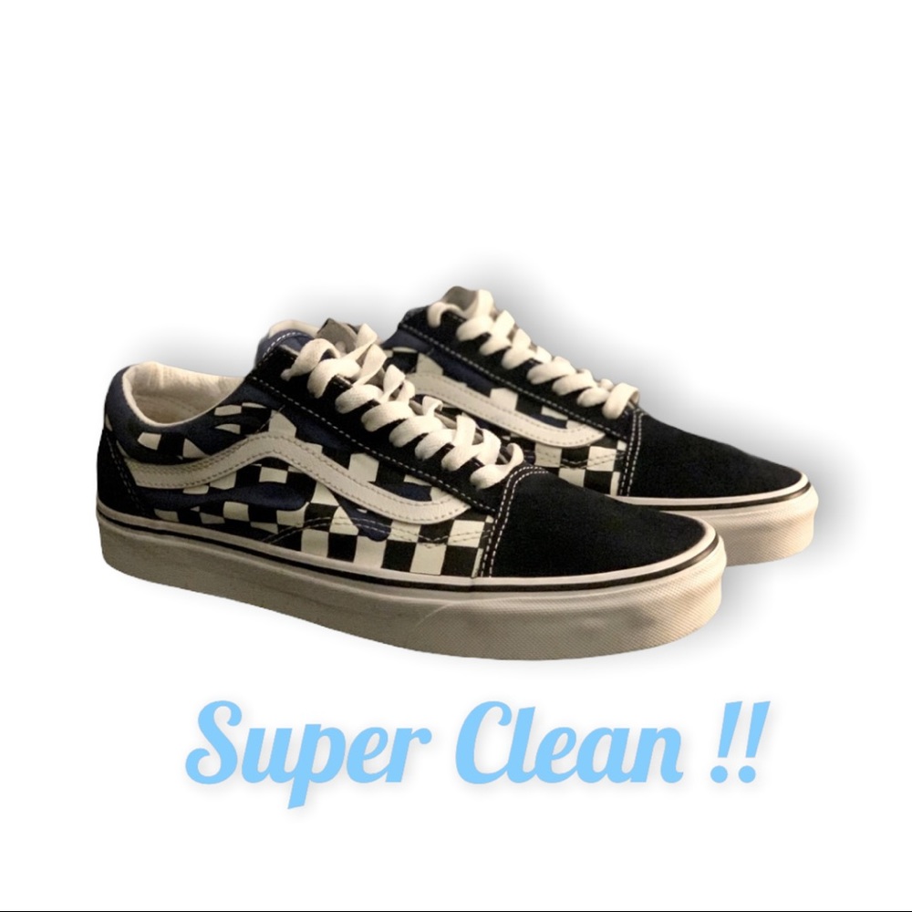 Vans blk/white checkered